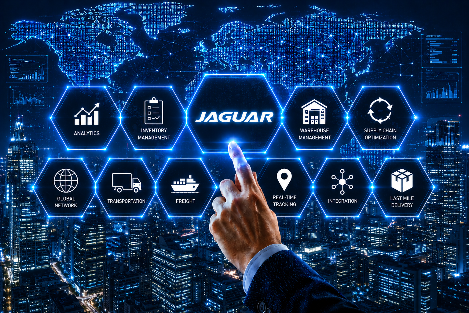 Jaguar vertical industry and supply chain technology